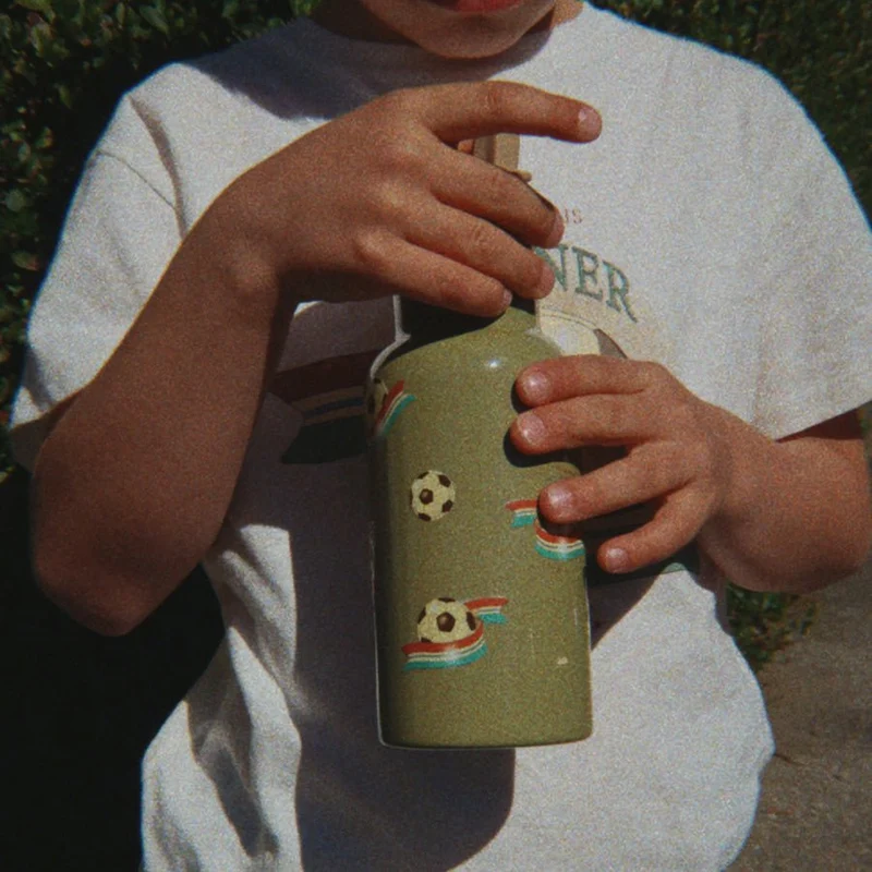 Thermoflasche in Green/Kick it