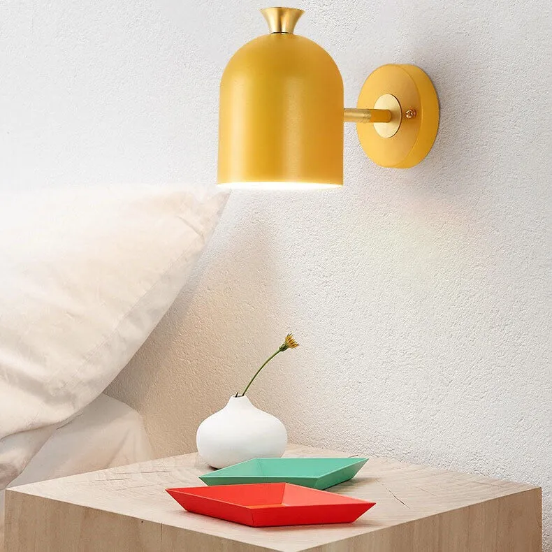 LumenLine Modern Metal Cylinder Wall Lamp Featuring One Light Euroselle
