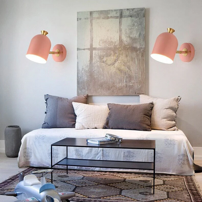 LumenLine Modern Metal Cylinder Wall Lamp Featuring One Light Euroselle
