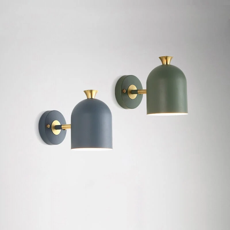 LumenLine Modern Metal Cylinder Wall Lamp Featuring One Light Euroselle