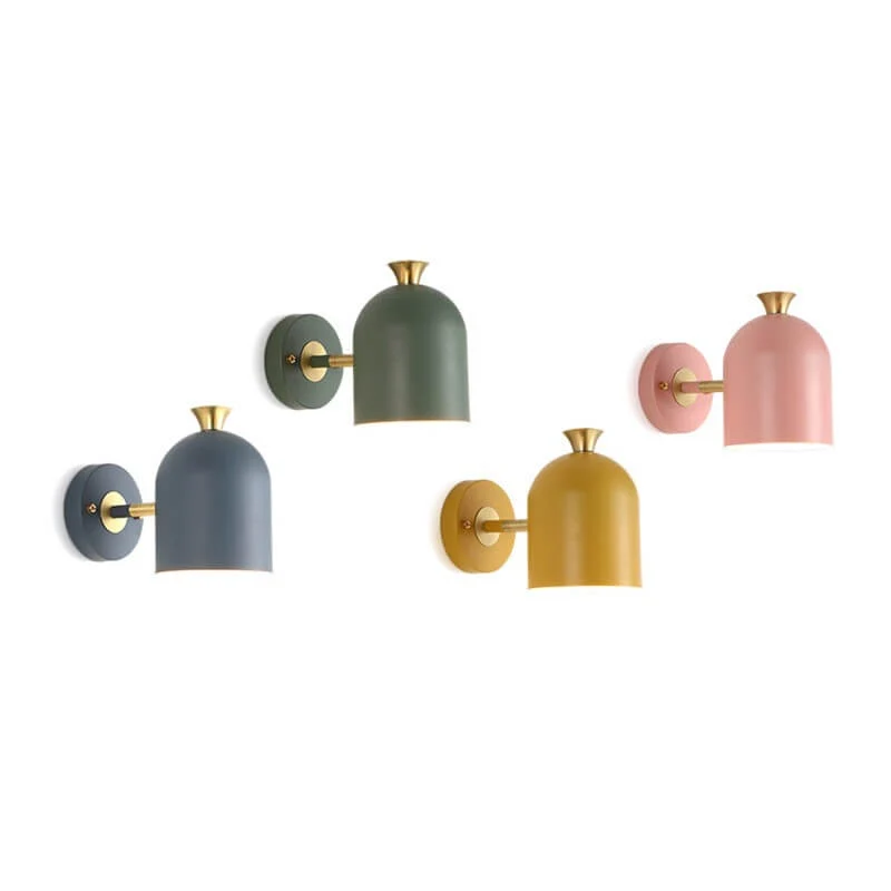 LumenLine Modern Metal Cylinder Wall Lamp Featuring One Light Euroselle