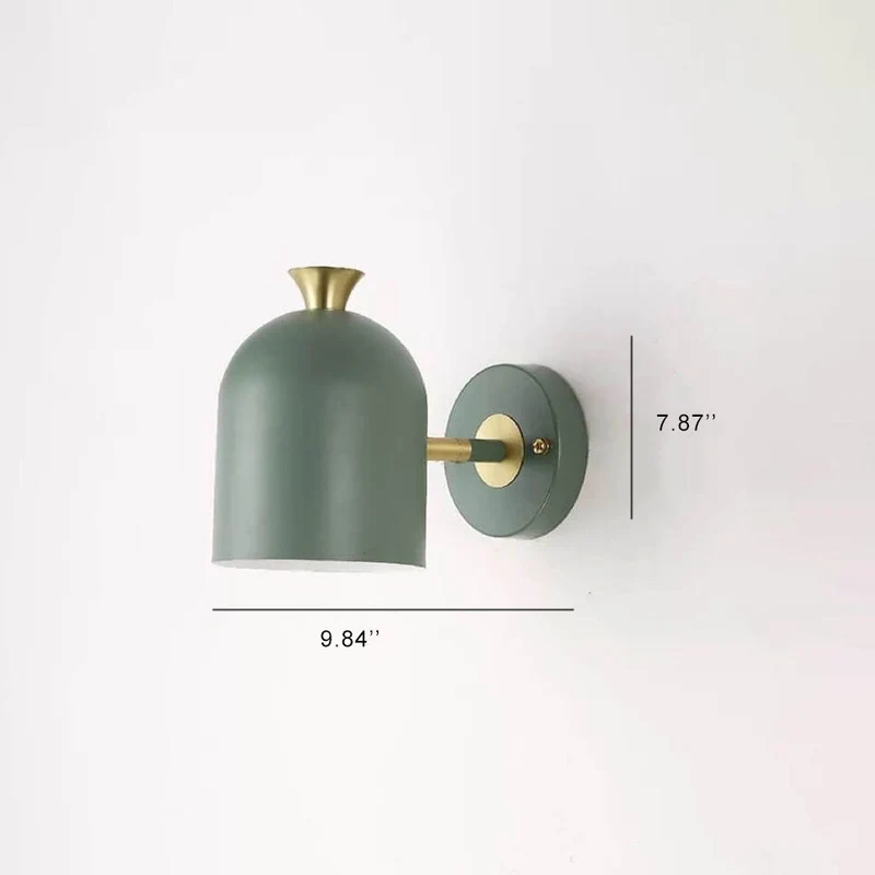 LumenLine Modern Metal Cylinder Wall Lamp Featuring One Light Euroselle