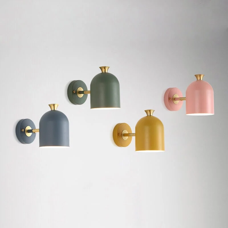 LumenLine Modern Metal Cylinder Wall Lamp Featuring One Light Euroselle