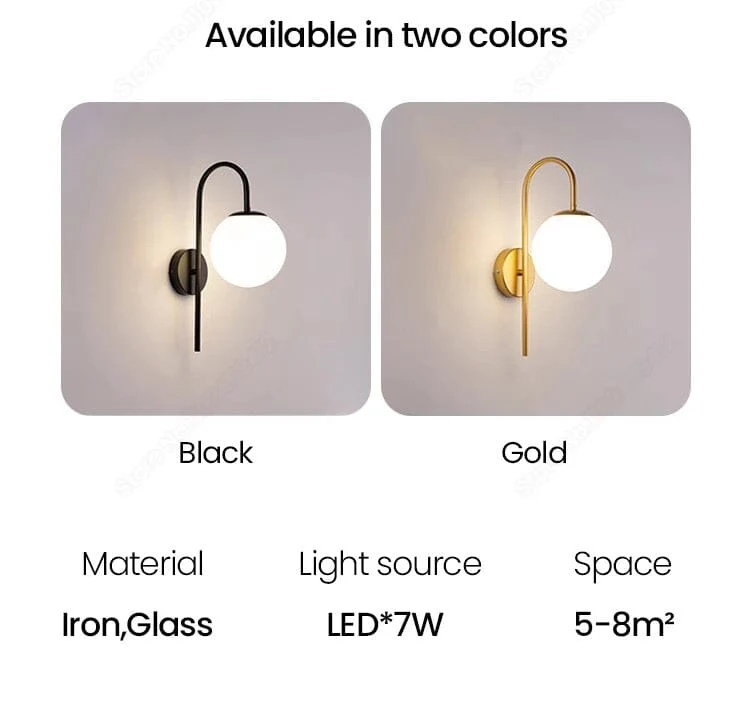 Claude Wall Lamp by Euroselle for Modern Nordic Homes