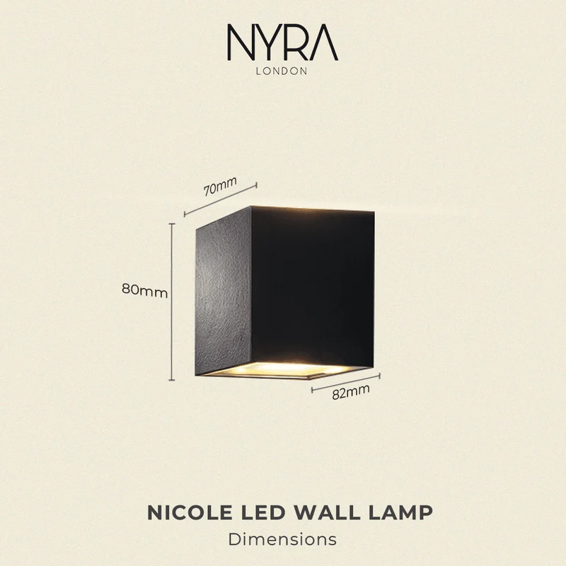 Nicole LED Wall Lamp by Euroselle for Outdoor Lighting