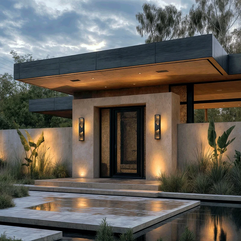 Euroselle Mystical Island Lamp Nordic Outdoor Wall Light