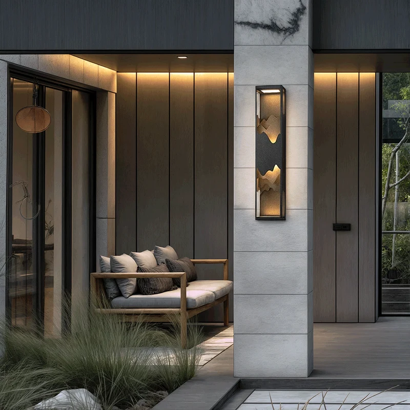 Euroselle Mystical Island Lamp Nordic Outdoor Wall Light