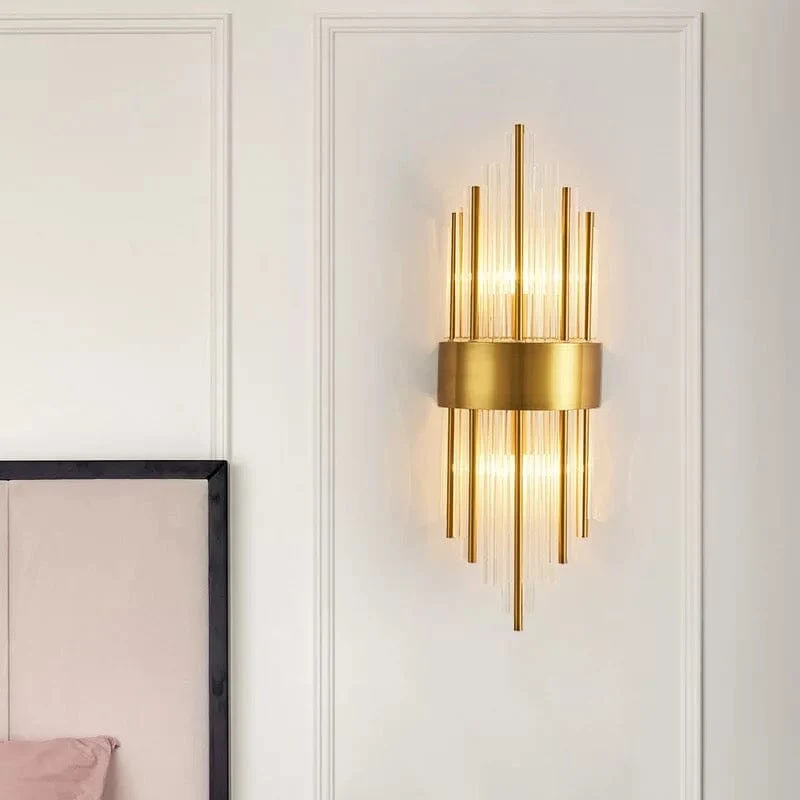 Euroselle Melanie Crystal Wall Lamp Nordic Elegance