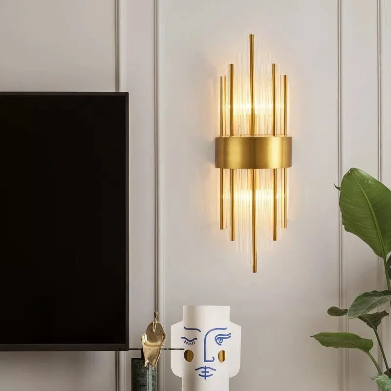 Euroselle Melanie Crystal Wall Lamp Nordic Elegance