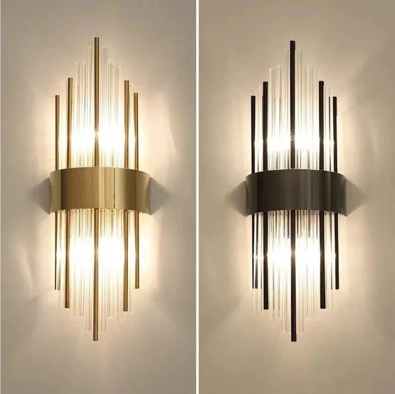 Euroselle Melanie Crystal Wall Lamp Nordic Elegance