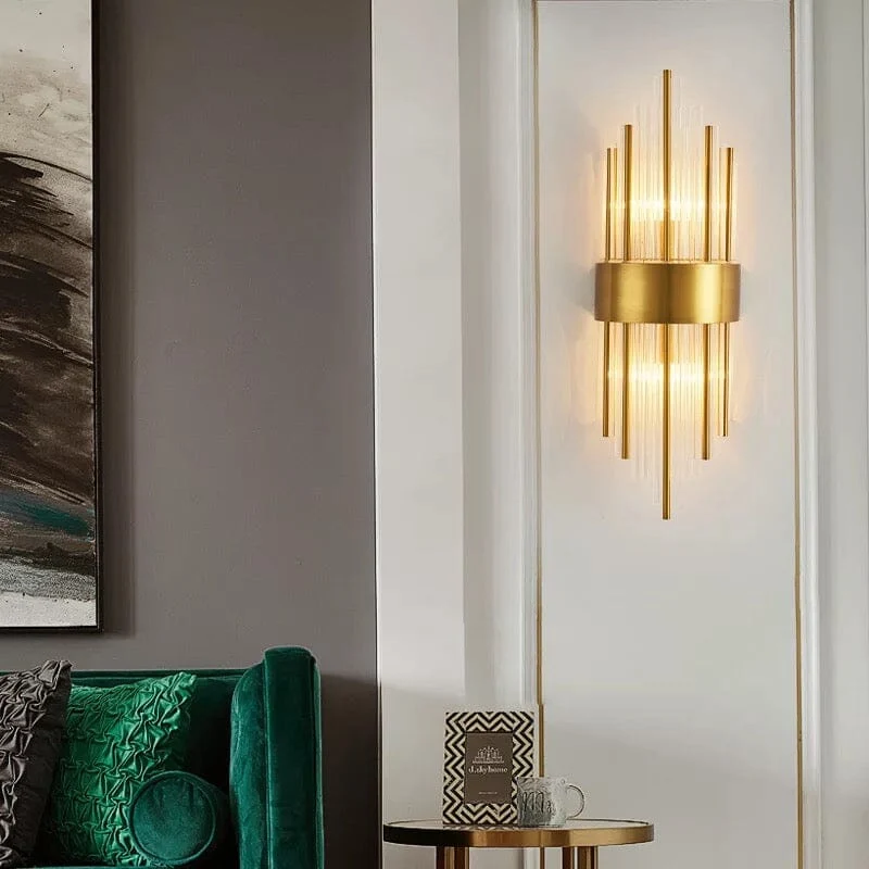 Euroselle Melanie Crystal Wall Lamp Nordic Elegance