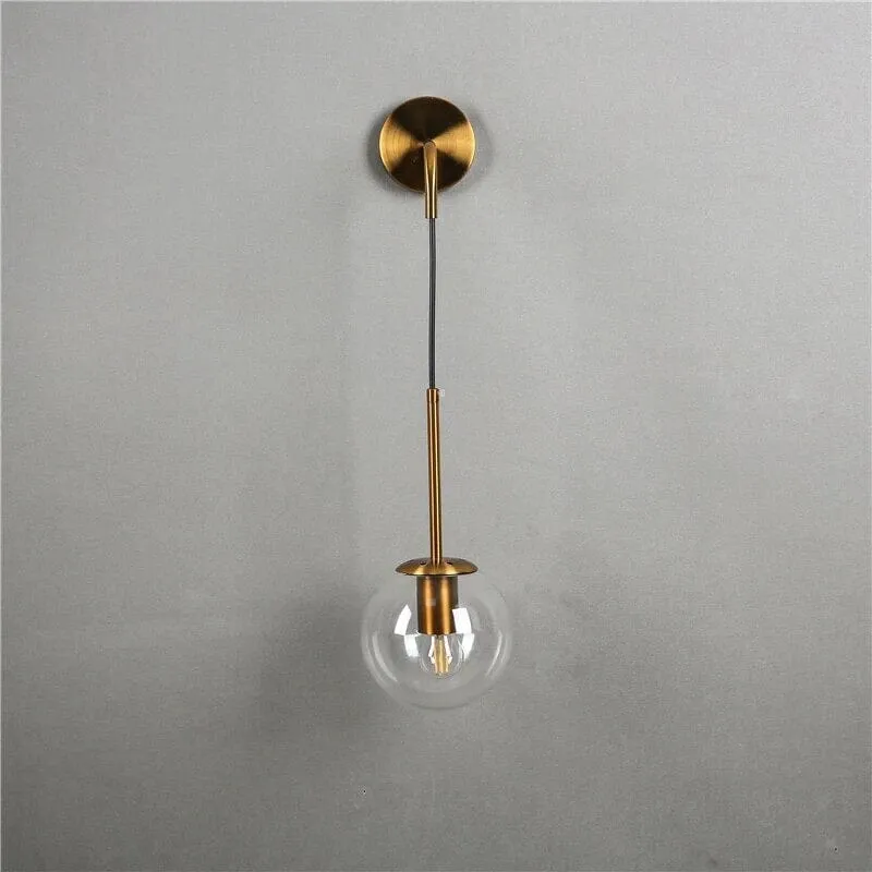 Euroselle Eclipse Glass Hanging Ball Wall Lamp For Home Decor