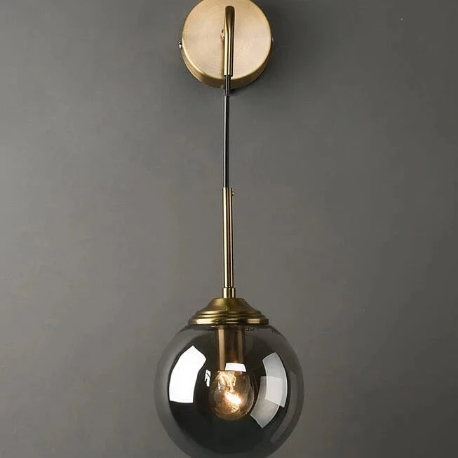 Euroselle Eclipse Glass Hanging Ball Wall Lamp For Home Decor