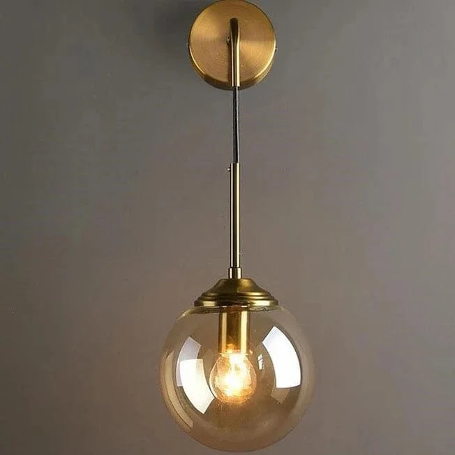 Euroselle Eclipse Glass Hanging Ball Wall Lamp For Home Decor