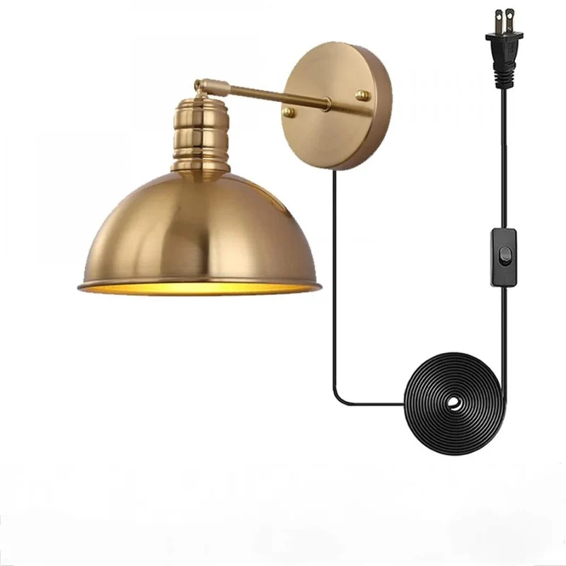 Euroselle Arm Mounted Antique Wall Lamp Euroselle Arm Mounted Antique Wall Lamp