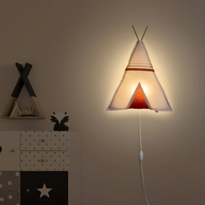 Kinderzimmer Wandlampe Tipi