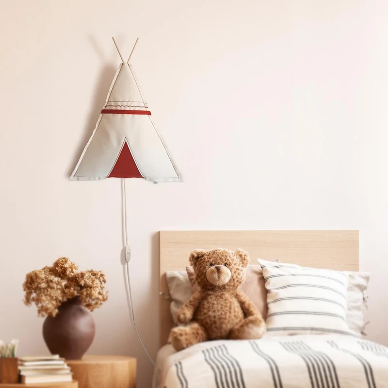Kinderzimmer Wandlampe Tipi