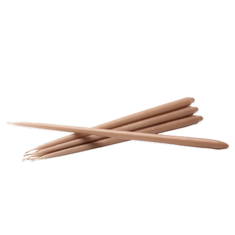 Kerzen im 6er Set Ø 1,3 cm - Stoff Nagel