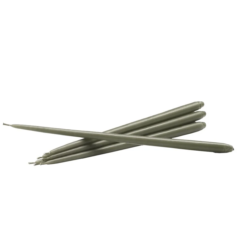 Kerzen im 6er Set Ø 1,3 cm - Stoff Nagel