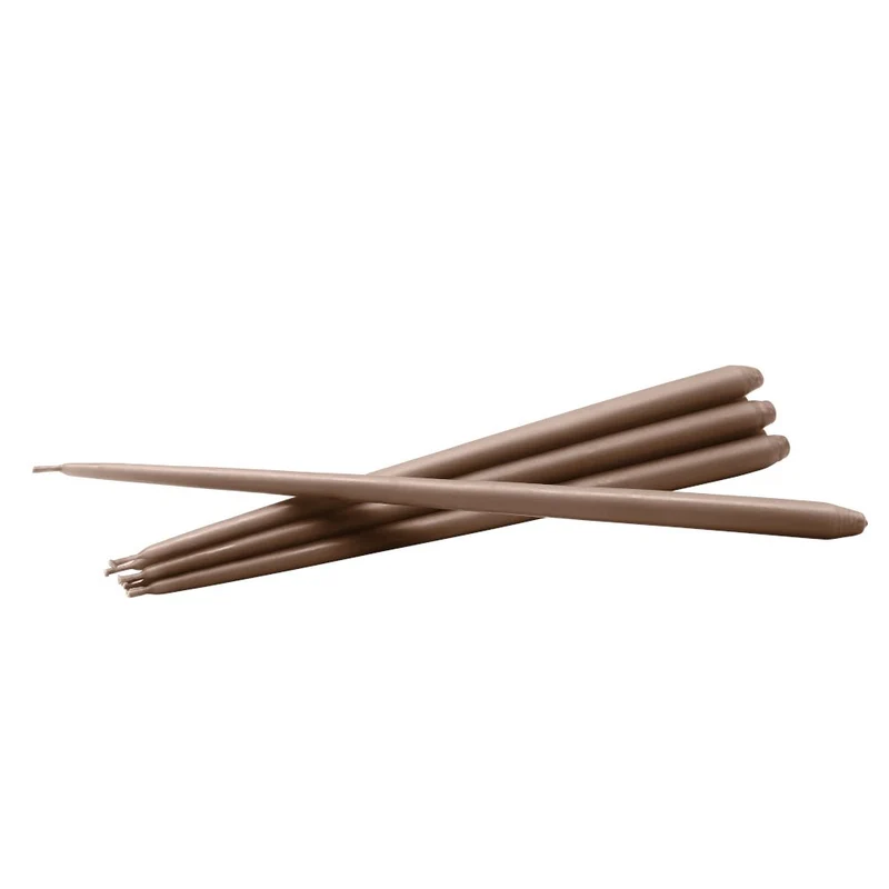 Kerzen im 6er Set Ø 1,3 cm - Stoff Nagel