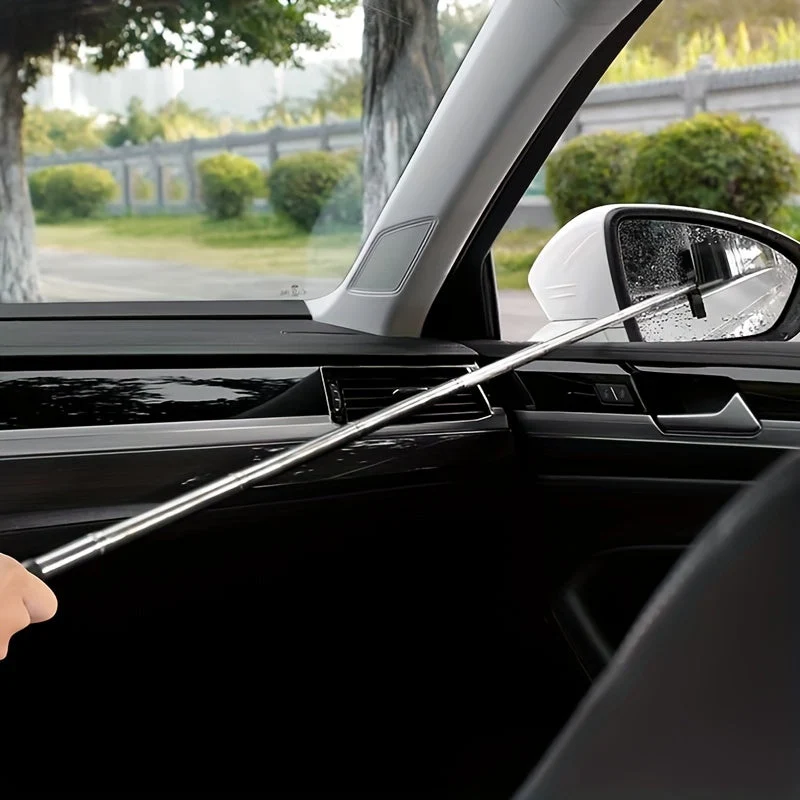 Euroselle MIRRORPRO Retractable Car Mirror Cleaner For Rain And Snow
