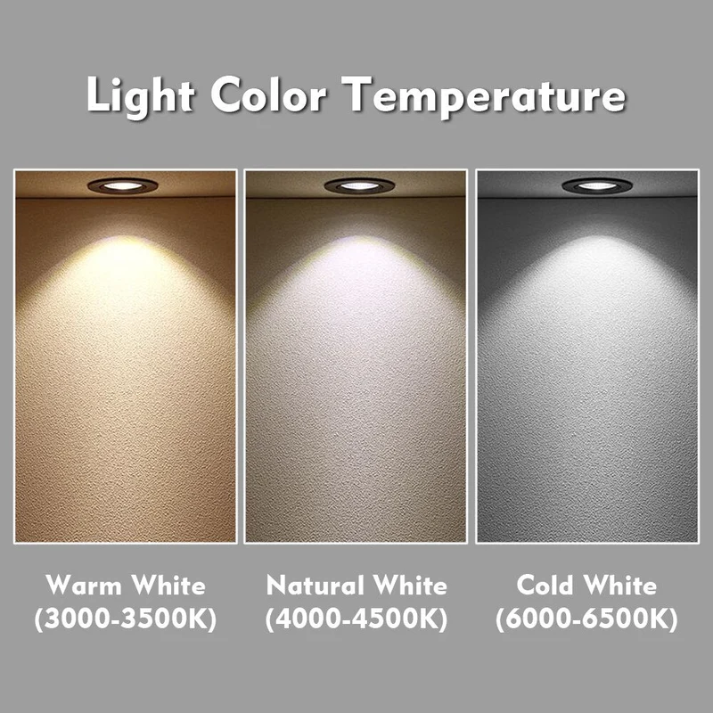 Euroselle Tiltable Circular Recessed Spotlights for Ceilings