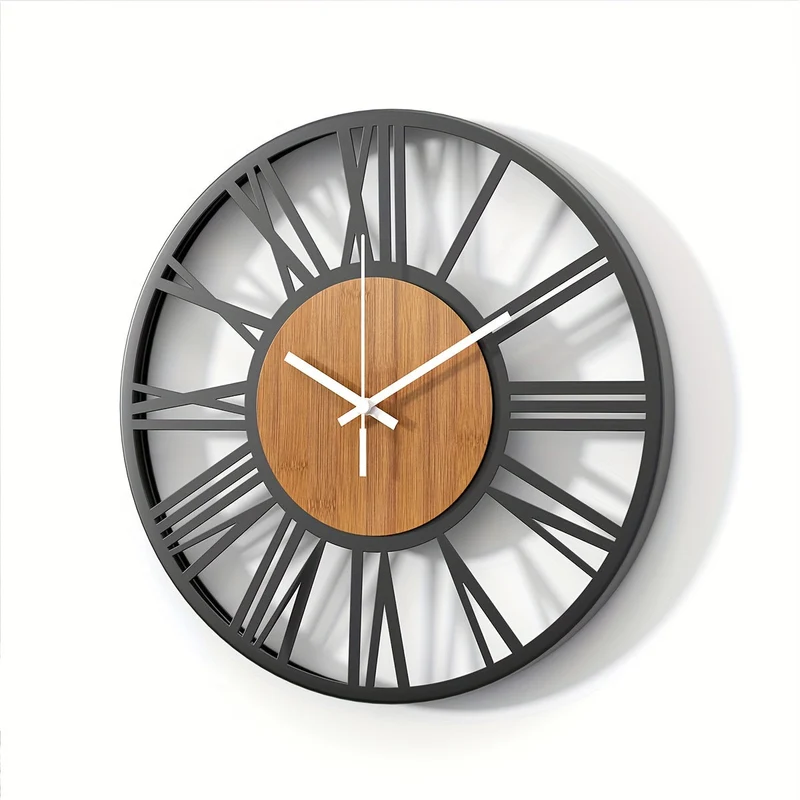 Euroselle Retro Roman Numeral Wall Clock Retro Roman