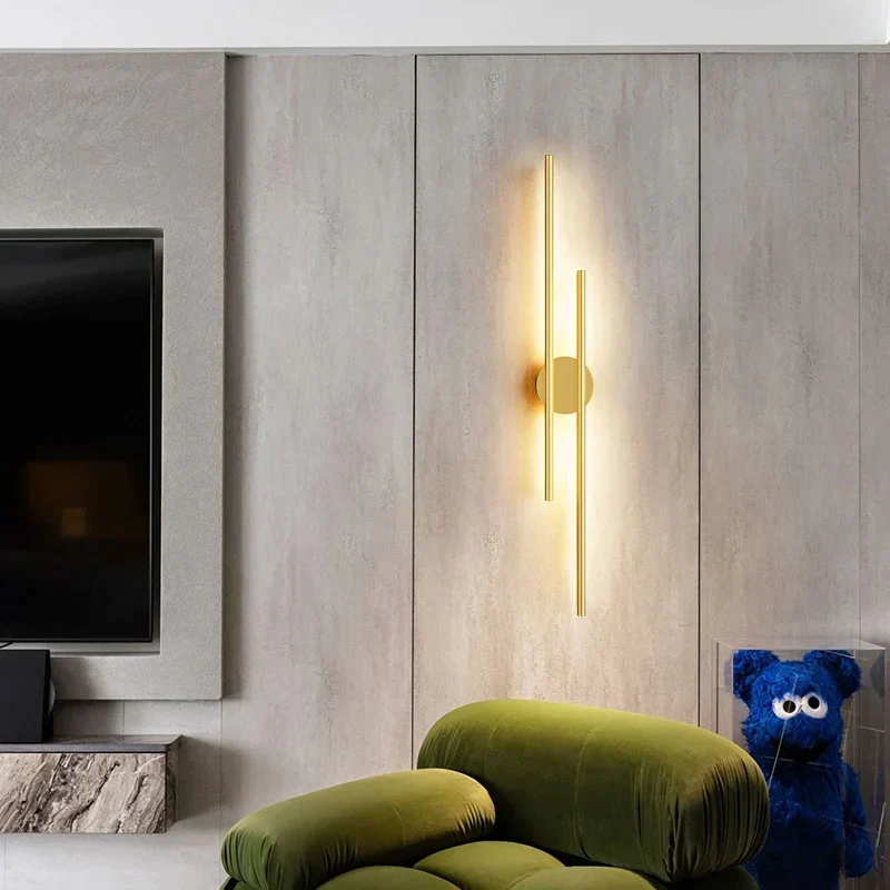 Embankment Double Head Long Strip LED Wall Lamps By Euroselle