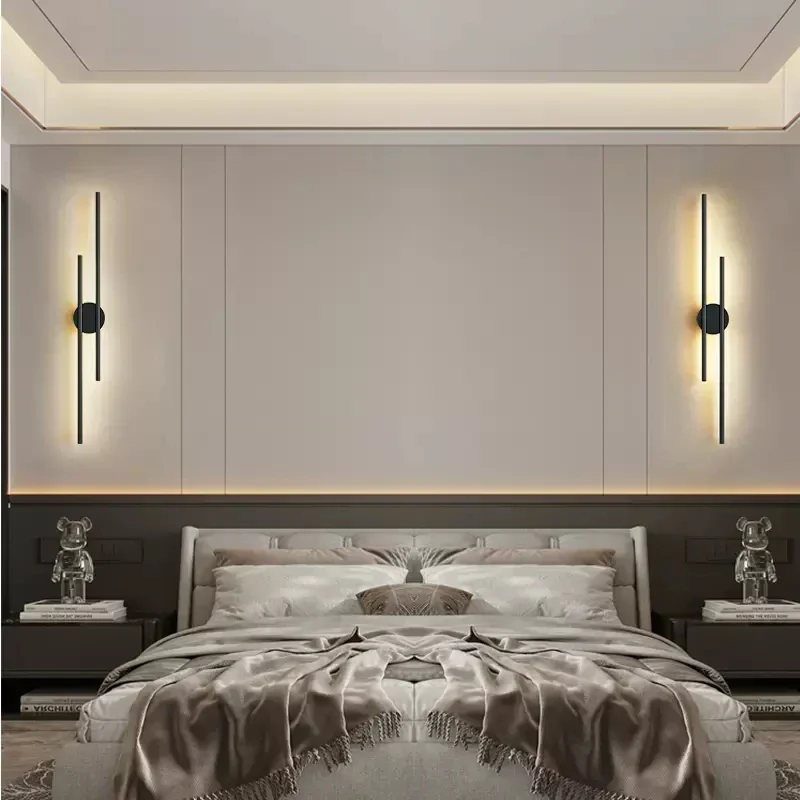 Embankment Double Head Long Strip LED Wall Lamps By Euroselle