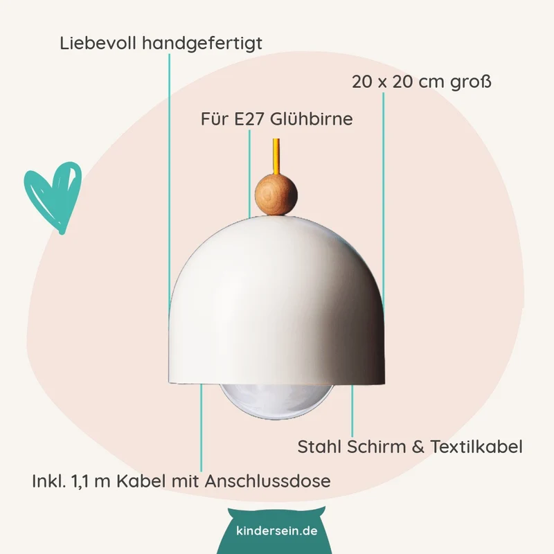 Kinderzimmer Hängelampe nordisches Design