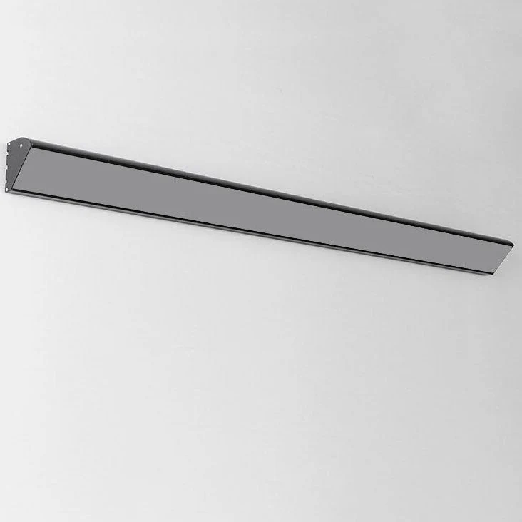 MarinoLux Modern Black Waterproof LED Outdoor Wall Light