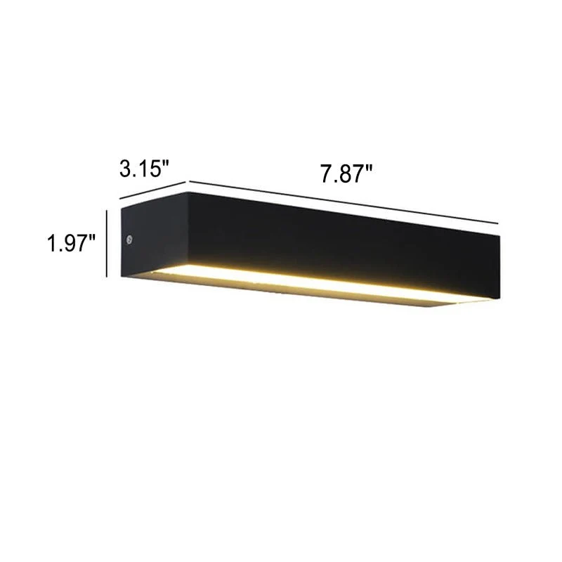 Asteron Waterproof LED Outdoor Wall Light Aluminum Fixture By Euroselle