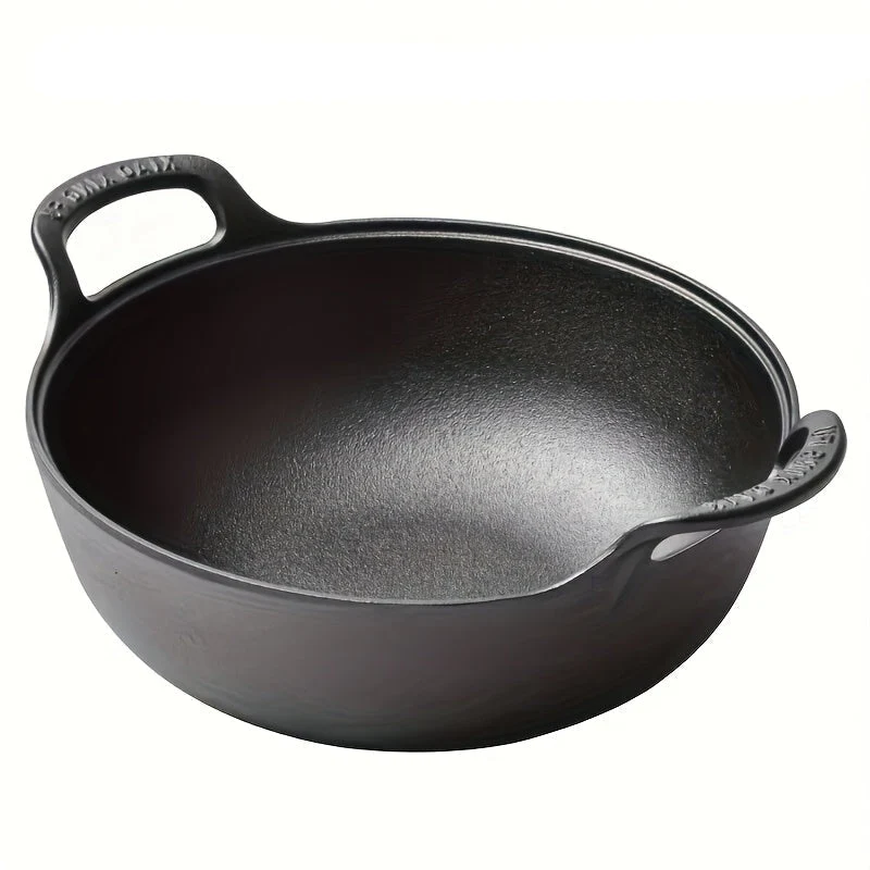 Euroselle Compact Cast Iron Skillet For Even Heat And Outdoor Cooking