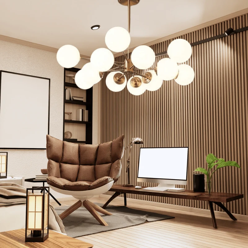 Melanie Bubble Chandelier By Euroselle Elegant Lighting Fixture