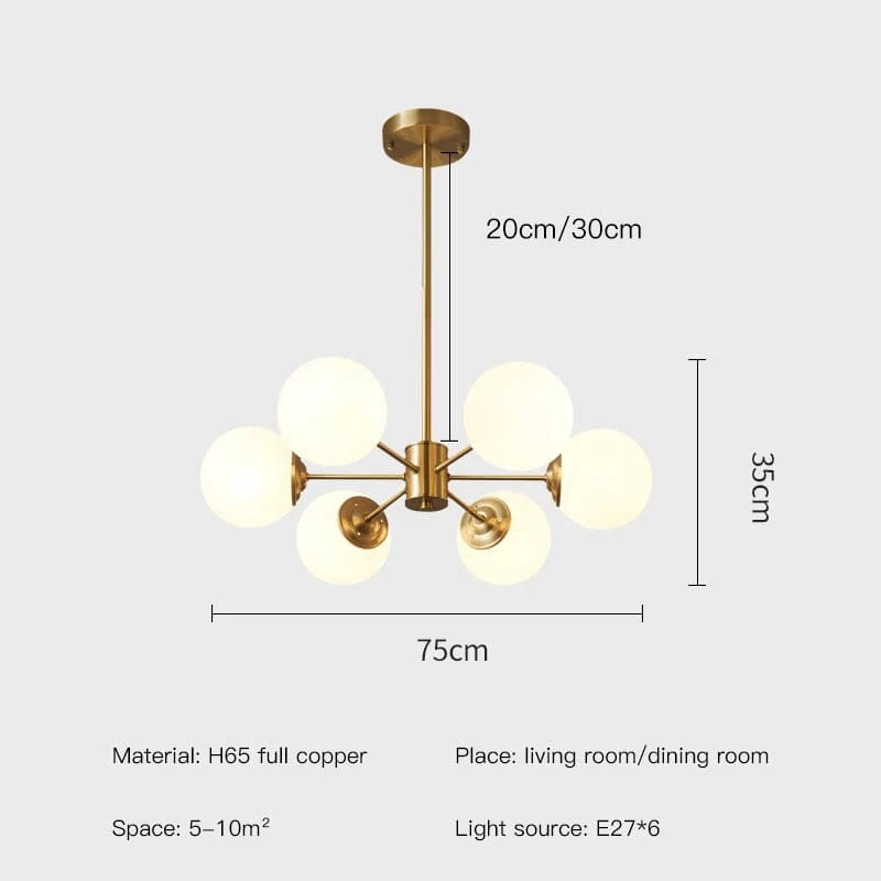 Melanie Bubble Chandelier By Euroselle Elegant Lighting Fixture