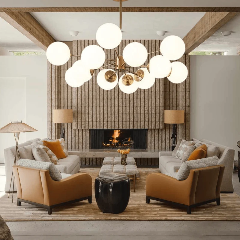 Melanie Bubble Chandelier By Euroselle Elegant Lighting Fixture