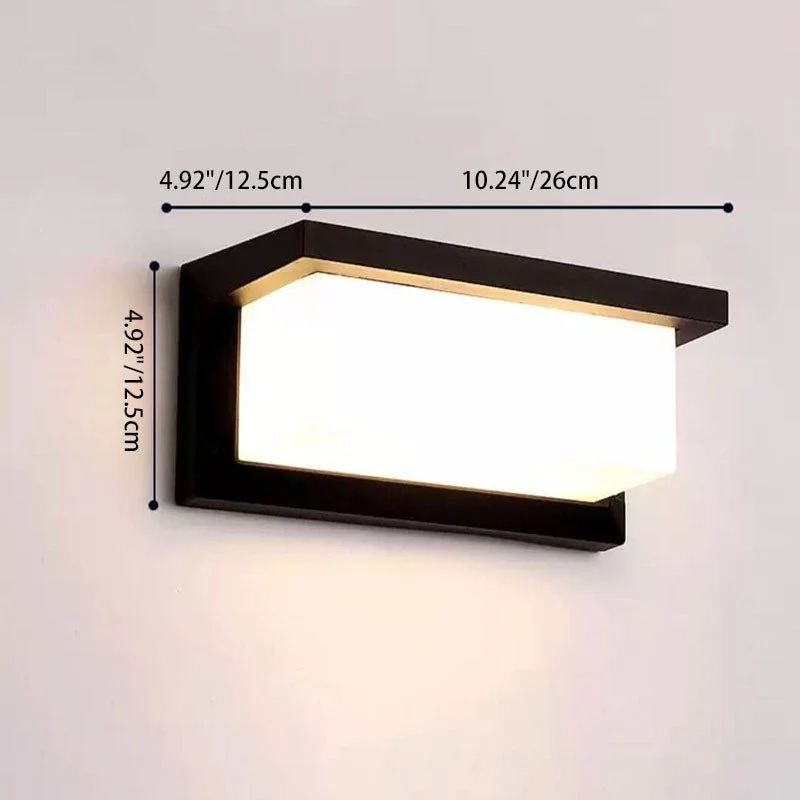 Euroselle LintraBand LED Outdoor Wall Light With Radar Motion Sensor