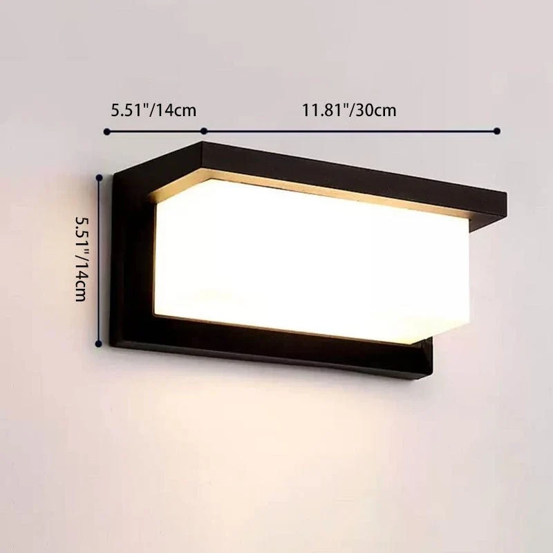 Euroselle LintraBand LED Outdoor Wall Light With Radar Motion Sensor