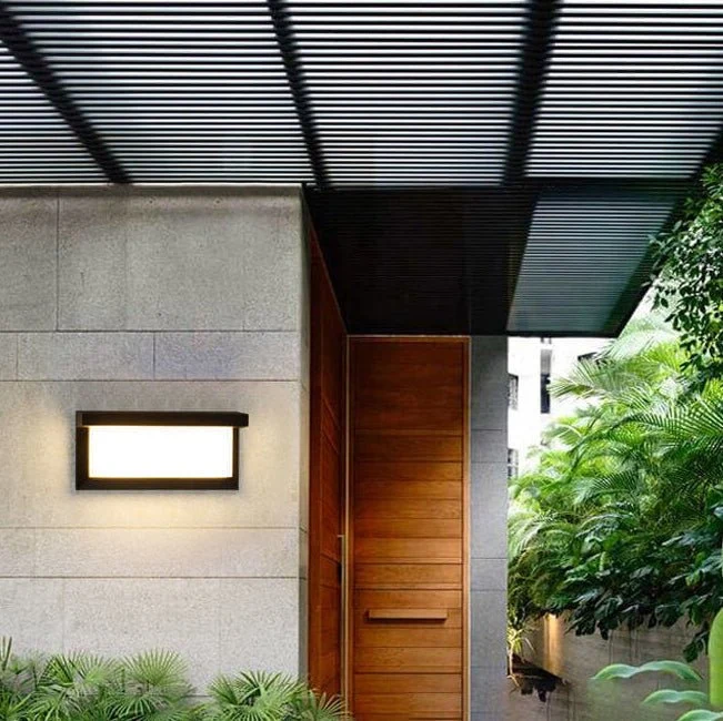Euroselle LintraBand LED Outdoor Wall Light With Radar Motion Sensor