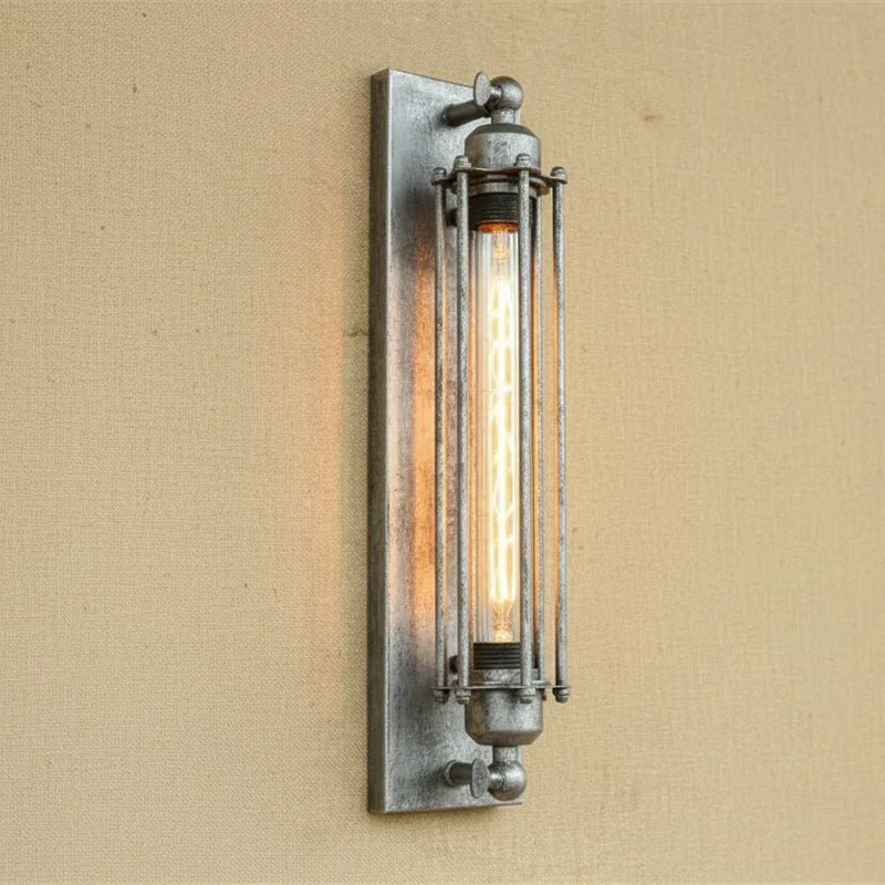 Vintage LED Wall Light With Warm Glow And Classic Metal Design - Euroselle