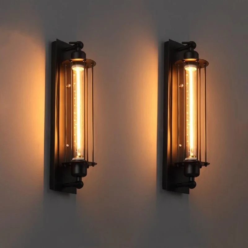 Vintage LED Wall Light With Warm Glow And Classic Metal Design - Euroselle