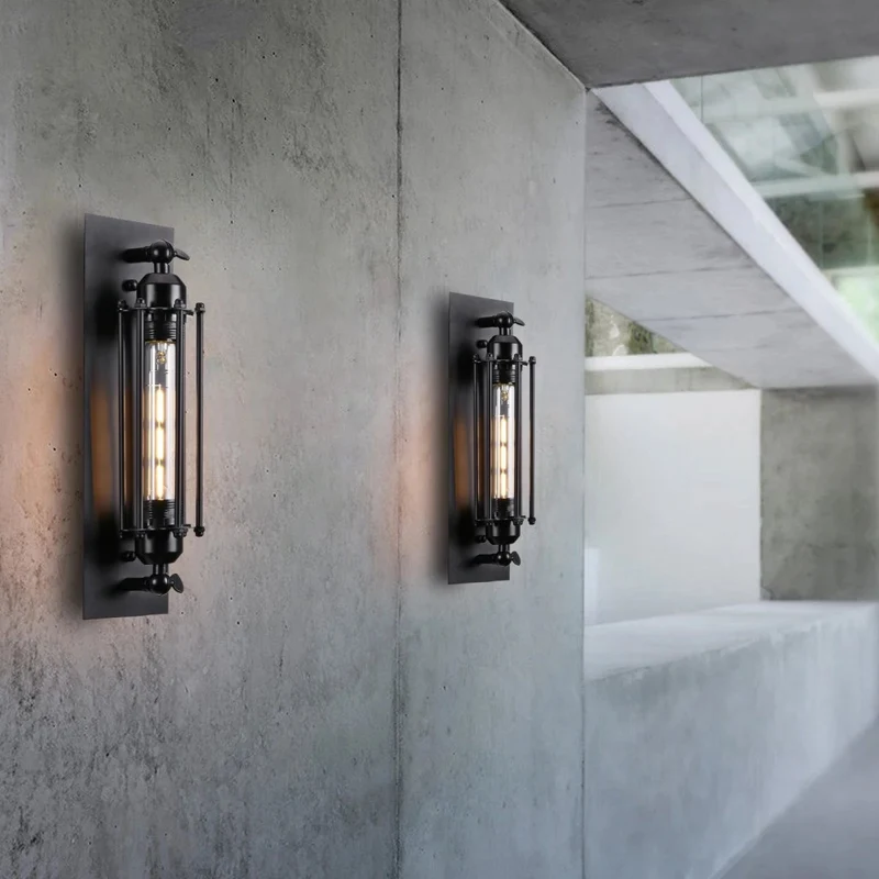 Vintage LED Wall Light With Warm Glow And Classic Metal Design - Euroselle