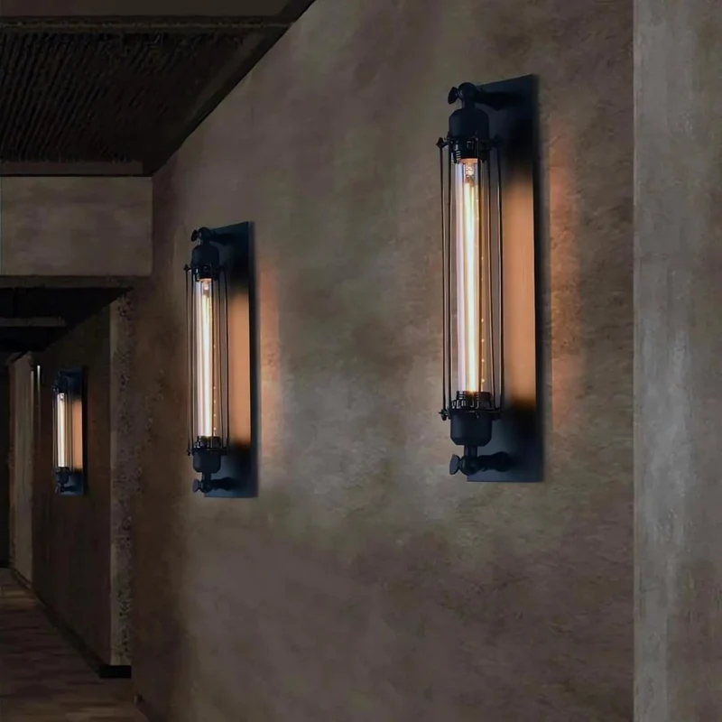 Vintage LED Wall Light With Warm Glow And Classic Metal Design - Euroselle