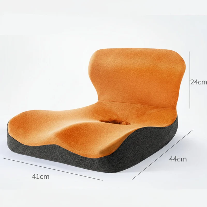 Euroselle L-Shaped Memory Foam Back Support Cushion For Pain Relief