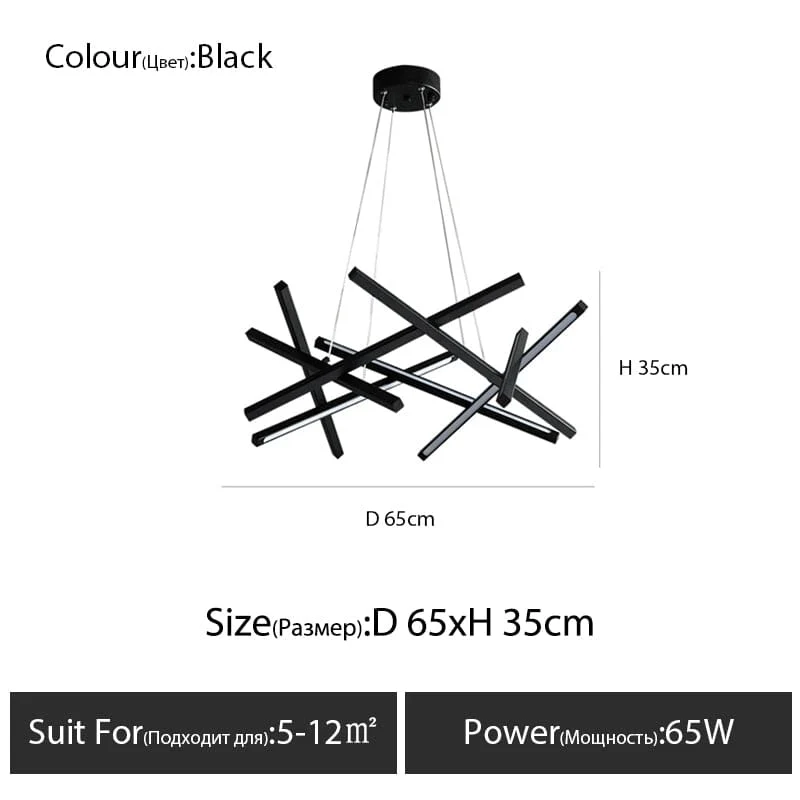 Maverick Chandelier Sputnik Inspired By Euroselle Lighting