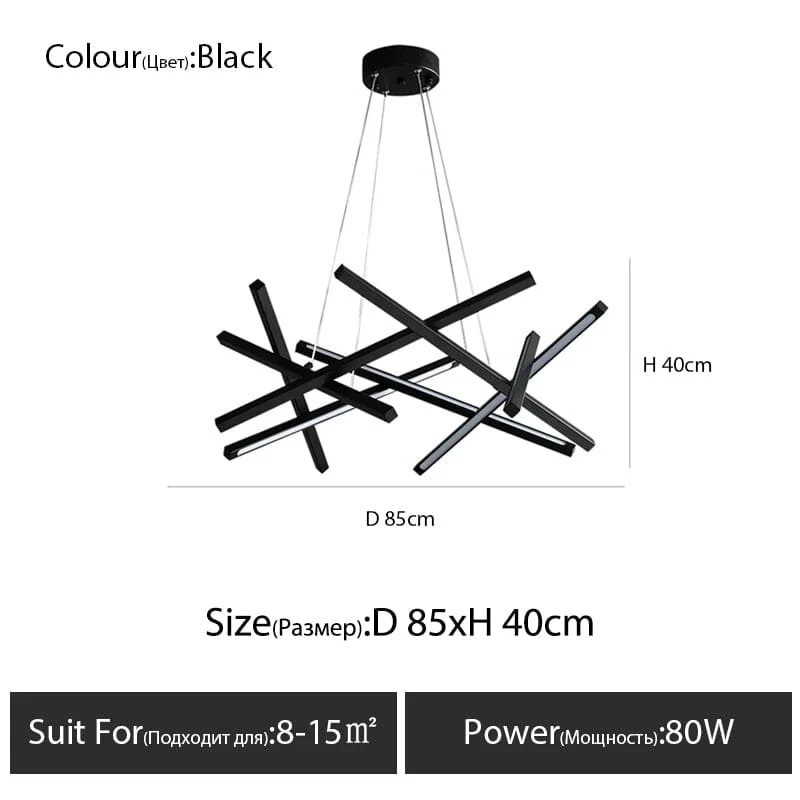Maverick Chandelier Sputnik Inspired By Euroselle Lighting