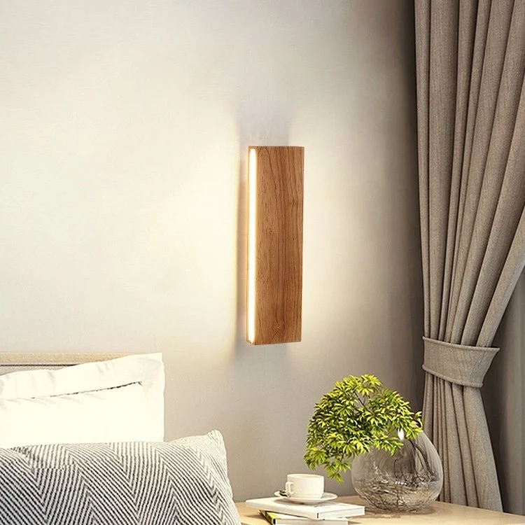 ArdenGlow Wooden LED Wall Light For Minimalist Rooms By Euroselle