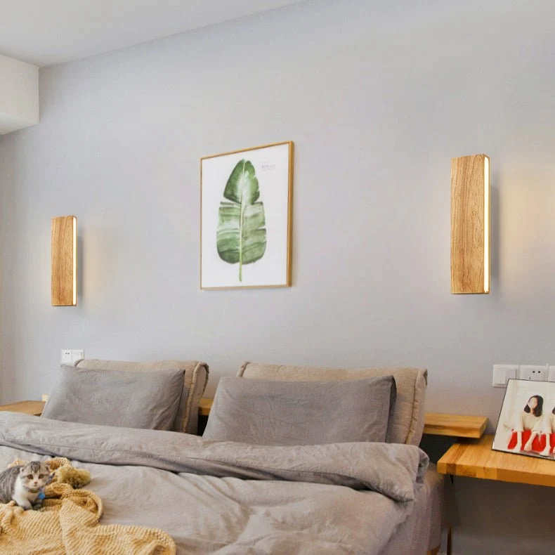 ArdenGlow Wooden LED Wall Light For Minimalist Rooms By Euroselle