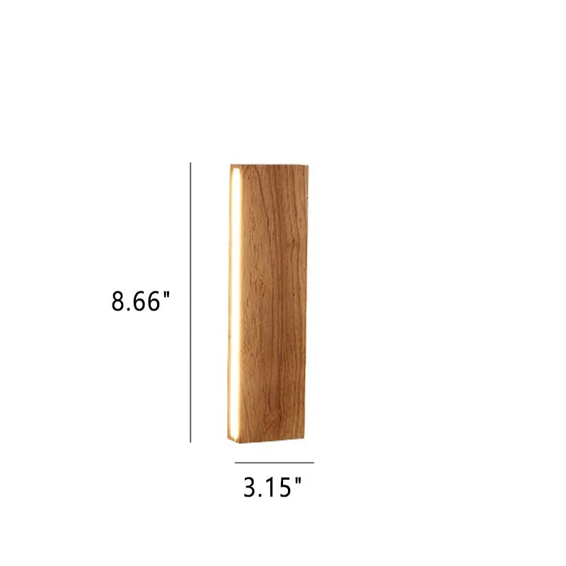 ArdenGlow Wooden LED Wall Light For Minimalist Rooms By Euroselle