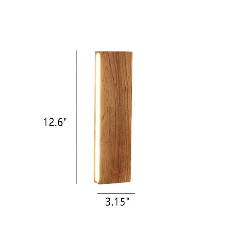 ArdenGlow Wooden LED Wall Light For Minimalist Rooms By Euroselle